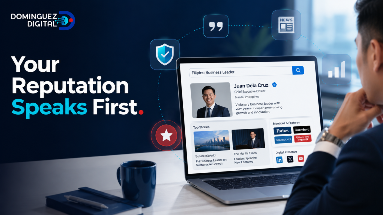 your reputation speaks first dominguez marketing